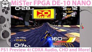 MiSTer FPGA DE-10 NANO PS1 Core Preview with CDDA Sound! Basically a Feature Complete PSX FPGA Core!