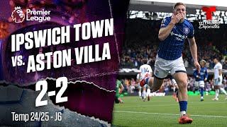 Highlights & Goals: Ipswich Town vs. Aston Villa 2-2 | Premier League | Telemundo Deportes