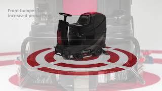 Viper AS710r Mid-size ride on scrubber dryer video