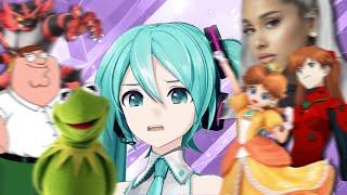 I put in A TON OF CHARACTERS into Mega Mix+! | Project DIVA Mega Mix + Mod Showcase