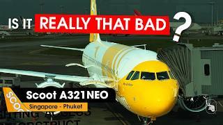 Is SCOOT really that bad? | SCOOT A321NEO review to Phuket