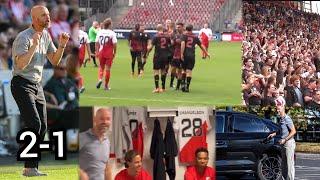 Erik Ten Hag wins 2-1 on first game after returning to Utrecht as Manchester United job con ...