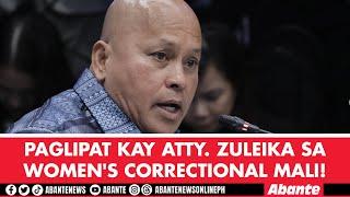 Bato: Paglipat kay Atty. Zuleika sa Women's Correctional mali!