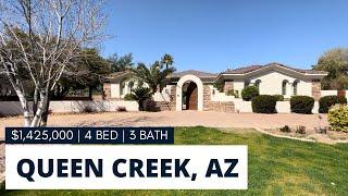 Homes For Sale Queen Creek, Arizona $1,425,000, 4,439 Sqft, 4 Beds, 3 Baths