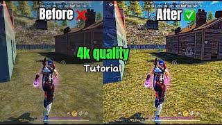 1K Special 4K Quality Tutorial