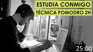 Study With Me | Técnica POMODORO 2 Horas | Música Lofi Hip Hop Chill | Temporizador 4 x 25 min