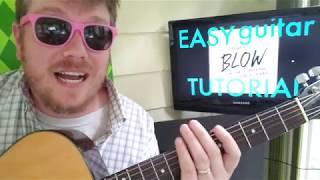 Ed Sheeran - BLOW, Chris Stapleton, Bruno Mars // easy guitar lesson tabs chords beginner tutorial