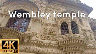 Walking tour , Unique architecture in London.Hindu temple.