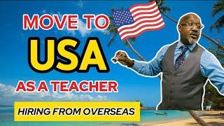 Move To USA As A Teacher 2024/2025, Teach Savannah || J1 Visa || H1B Visa New Updates .Hurry