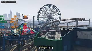 GTA 5 / V - Ryzen 5 5500 + RTX 4060 - 1440p Max Settings - Benchmark Fps Test