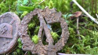 Found German awards in the forest near Soviet positions