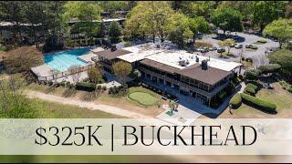 LIVING IN BUCKHEAD: Condo in Exclusive Cross Creek Gated Golf Resort Community for Under $350K