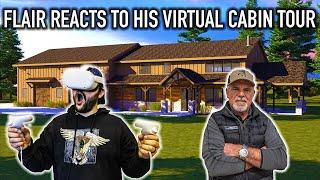 Surprising FLAIR with a 3D VIRTUAL TOUR of his Hunting Cabin!