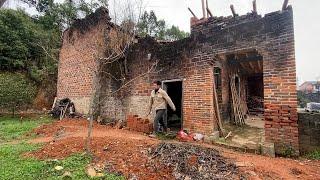 Young man renovates abandoned house, surprising his parents | renovation process