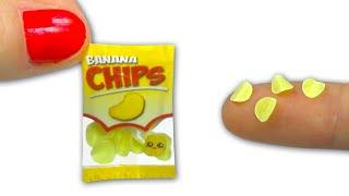 DIY Miniature chips and bag of chips (Tutorial) - YolandaMeow