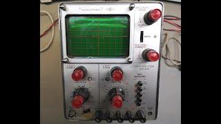 Oscilloscope Telequipment S54A 1ch 10Mhz 1968 Teardown