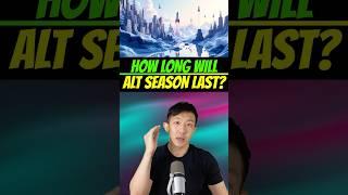 How long will altcoin season last? #crypto #altcoins #ethereum