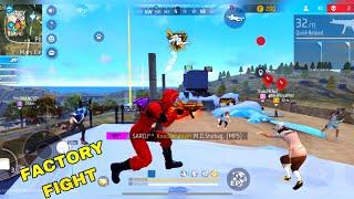 GARENA FREE FIRE FACTORY FIGHT BOOYAH - FF FACTORY ROOF CHALLENGE VIDEO- FACTORY FREE FIRE GAME KING