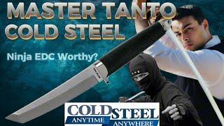 Cold Steel Master Tanto Modern Samurai Self Defense Tanto | 3V EDC Fixed Blade Review 2023