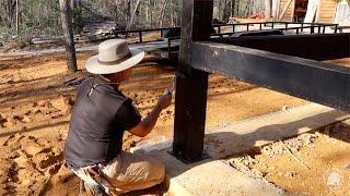 S2 EP35 | WOODWORK | TIMBER FRAME BASICS | MILLING SIDING | TREATING CABIN POSTS