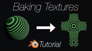 [2.91] Blender Tutorial: How to Bake Procedural Textures Quick