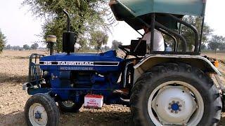 Farmtrac champion 35 ka kmal// 2 gear in field with harrow