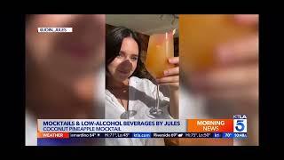 Join Jules Mocktails + Cocktail Recipes on KTLA 5 News