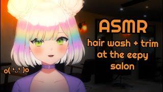 [ASMR] stylist gives you a hair wash | personal attention| chatty roleplay | 3DIO/binaural