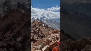 5 year old Victor Bukasov hiked with almost no hand support to peak Titov, 3871 m