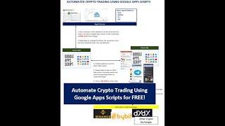 Automate Crypto Trading Using Google Apps Scripts for FREE!