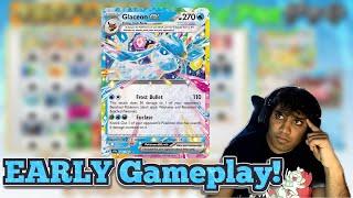 Glaceon EX EARLY Gameplay and Decklist!