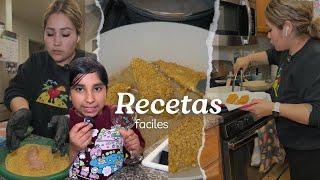 Una deliciosa cena con la ayuda de Danna para mi familia de 7 #recetasfaciles #momlife