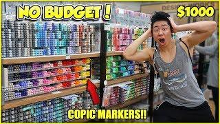 NO BUDGET AT THE ART STORE SHOPPING SPREE! | ZHC