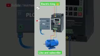 Siemens S7 1200 plc with single phase variable frequency drive and three phase induction motor