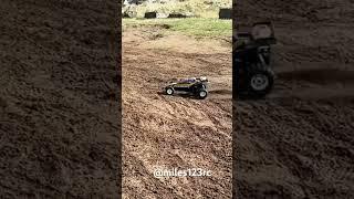 1980's Tamiya Hornet Flat-out brushless bashing! #tamiya #hornet #1980s #vintage #rccar