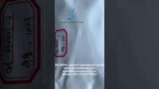 What is 99.999% Gadolinium Oxide Gd2O3 powder used for ?www.epomaterial.com sales@epomaterial.com