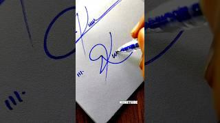 How to sign the letter K?