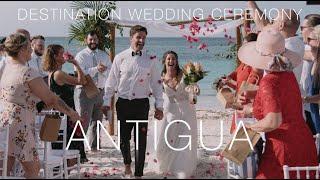 Our Caribbean Destination Beach Wedding Ceremony at Pineapple Beach Club in Antigua