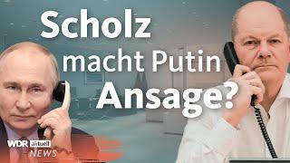 Scholz und Putin telefonieren: Darum ging’s im ersten Gespräch seit 2 Jahren | WDR Aktuelle Stunde