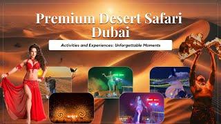 Dubai Desert Safari with luxury glamping // Ultimate Desert Safari guide