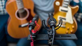 Movo VXR10 vs Rode VideoMicro on Guitar - Best budget mic for YouTube musicians?