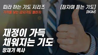 (따라하는 기도시리즈) 감사19  재정이 가득 채워지는 기도, 재정을 채워주셔서 감사합니다 잠자며 듣는 기도  [BGM]/ 장재기 목사 / 여러분의 감사기도를 댓글란에 남겨주세요.