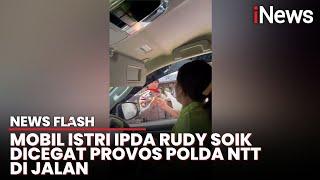 Viral Istri Ipda Rudy Soik Cekcok dengan Anggota Provos Polda NTT di Jalan Raya Kupang