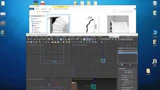 Карнизы и плинтуса в программе 3dsMax через модификаторы Sweep и Bevel Profile