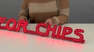 Create custom LED signs from www.Sign-Holders.co.uk