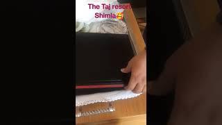 Taj resort and spa in Shimla#lunch #shortvideo #parnikatomarvlogs