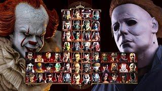 Mortal Kombat 9 - PENNYWISE (IT) & MICHAEL MYERS MOD - Expert Tag Ladder - Gameplay @(1080p) 60ᶠᵖˢ 