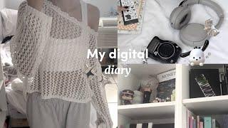 My digital diary⊹₊⟡⋆ || skincare routine, everything shower & more🫧