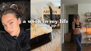 new hair, fall clothing haul, glow up week