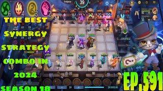 EP. 591 | ELEMENTALIST AND INFERNO FRIEND COMBO PLAY | BUSS SKILL 3 | MLBB MAGIC CHESS | SEASON 18